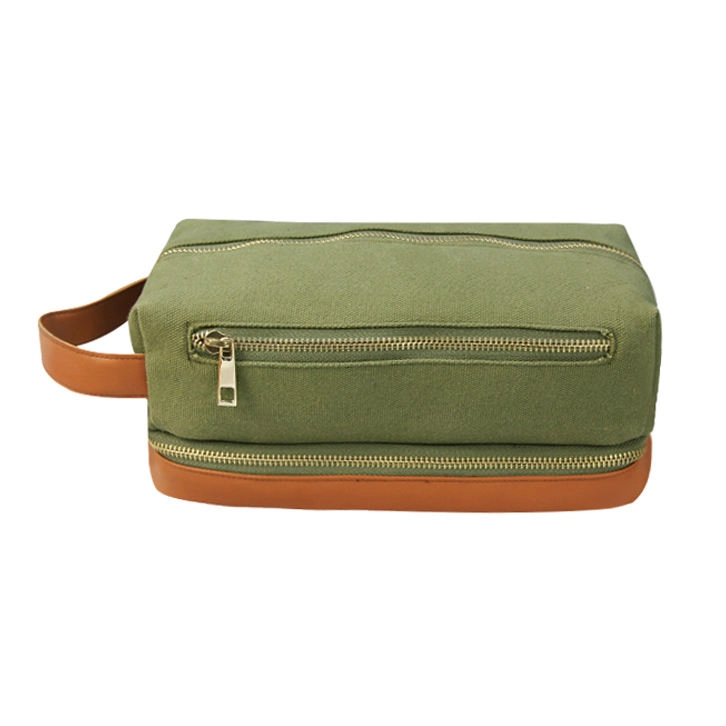 무거운 캔버스 휴대용 남성 여행 세척 가방