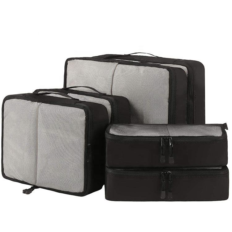 친환경 천 속옷 압축 보관 수하물 접이식 포장 큐브 