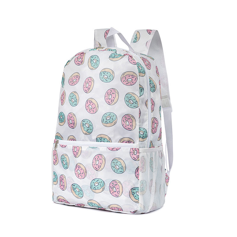 전체 인쇄 휴대용 경량 packable  저장  방수 배낭 여행 하이킹