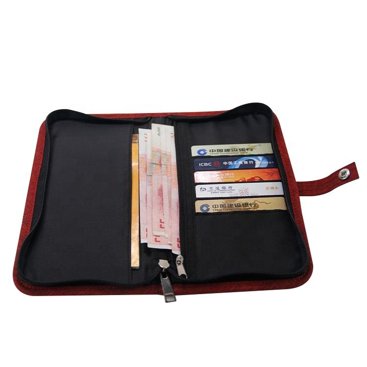  여행 선물 여권 명함 티켓 홀더 rfid 카드 키 체인 지갑 
