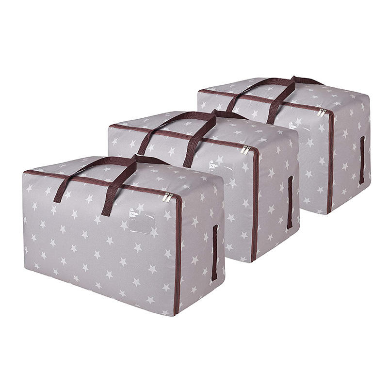 내구성 방수 홈 퀼트 침구 의류 장난감 지퍼 대형 포장 가방