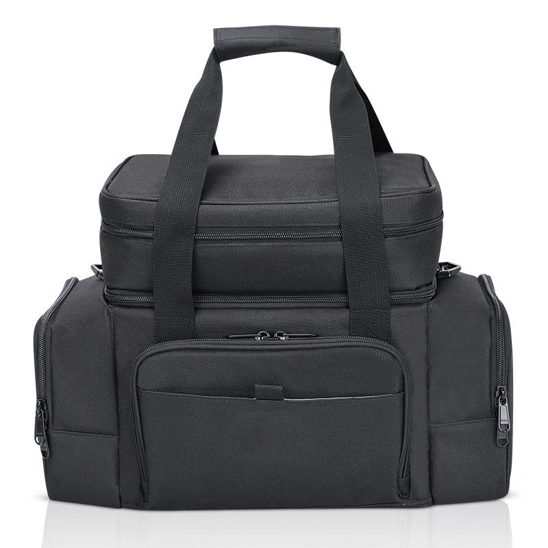 대용량 이중 구획 야외 피크닉 맞춤형 절연 점심 가방 