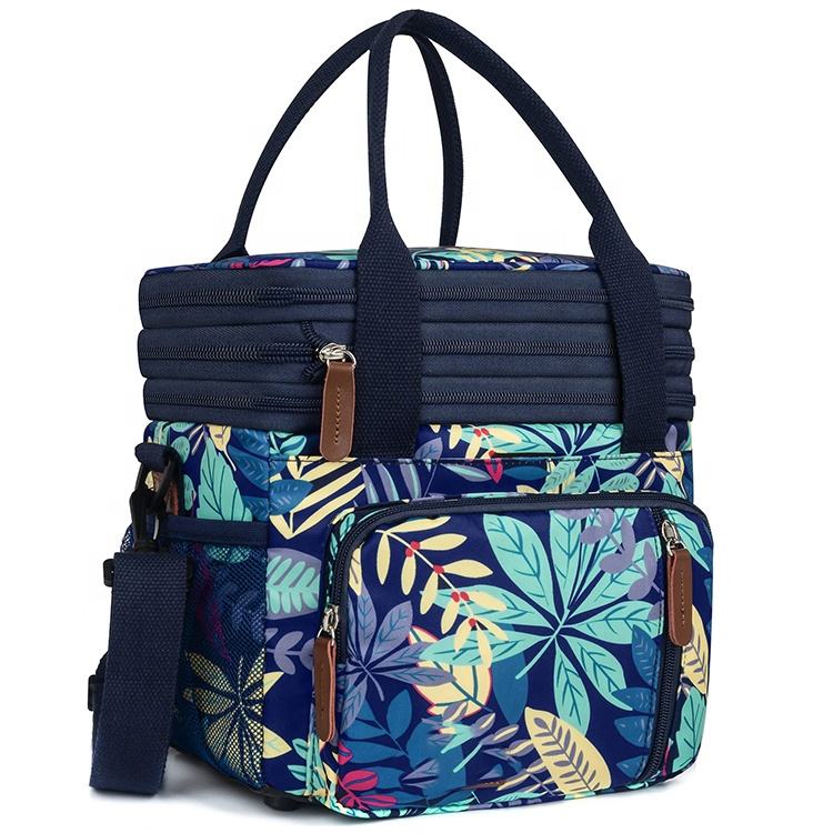 새로운 디자이너 얼음 팩 저장 절연 쿨러 가방 토트