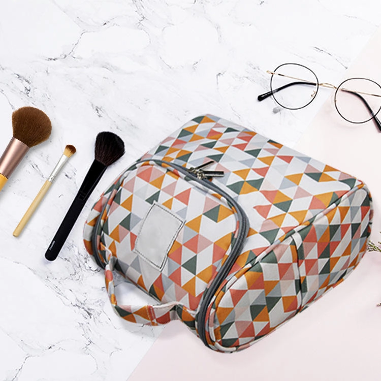 방수 화장품 주최자 여행용 걸이 걸이가 있는 화장용 세면용품 가방