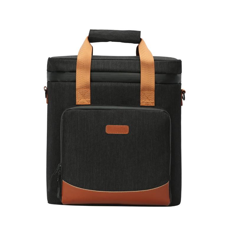 Crashproof 빈티지 3 병 절연 와인 가방 쿨러 가방