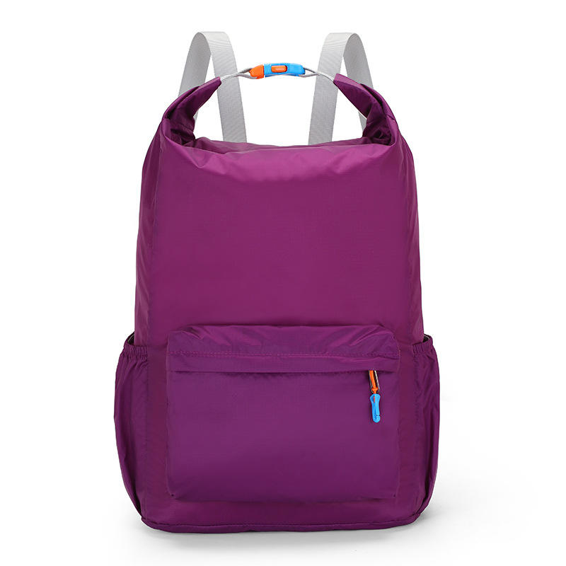 편안한 접는 배낭 스포츠 수영 휘트니스 스포츠 나일론 소재 배낭