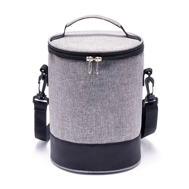 라운드  점심 가방 절연 피크닉 캠핑 식료품 쿨러 가방 