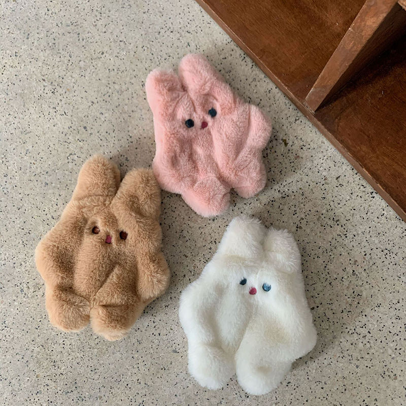 만화 모양 지퍼 동전 지갑 카드 키 홀더 아이 소녀플러시 동전 가방 