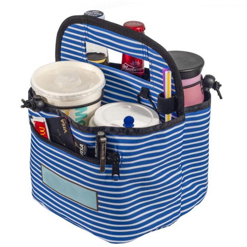  4 컵 음료 홀더  휴대용  절연 컵  음료 캐리어 