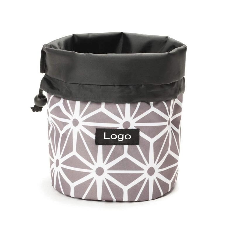 라운드 화장품 가방 