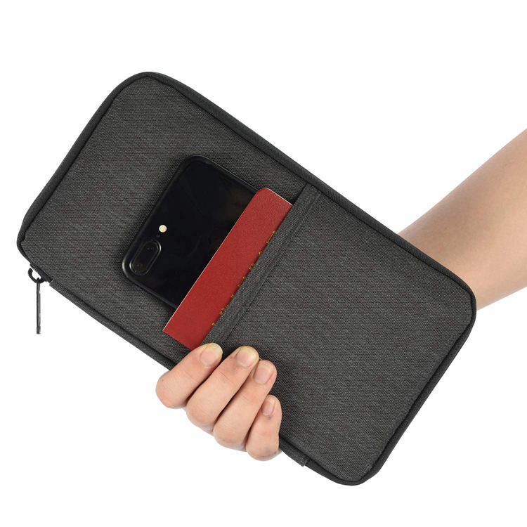 카드 및 여권 소지자를 위한 RFID 차단 여권 여행 지갑