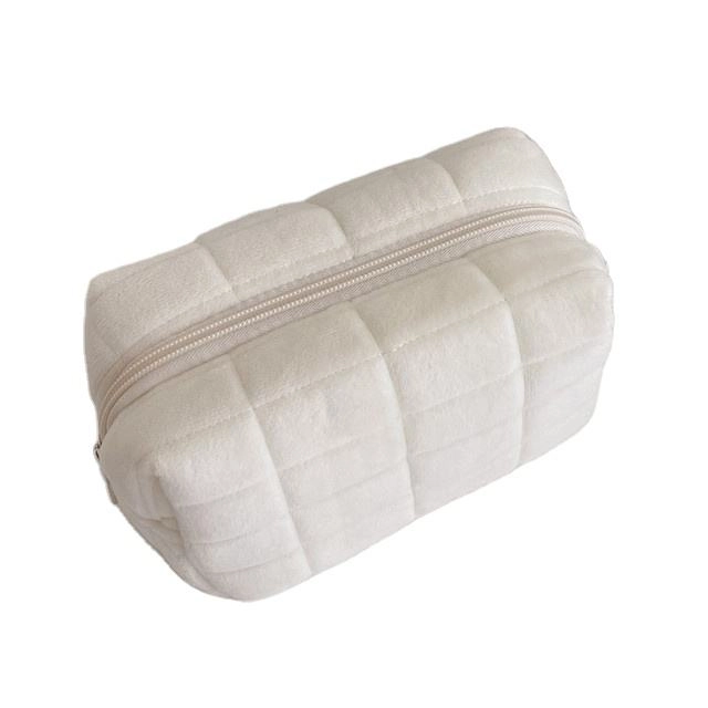 작은 메이크업 가방 플러시 필통 다기능 용량 가방