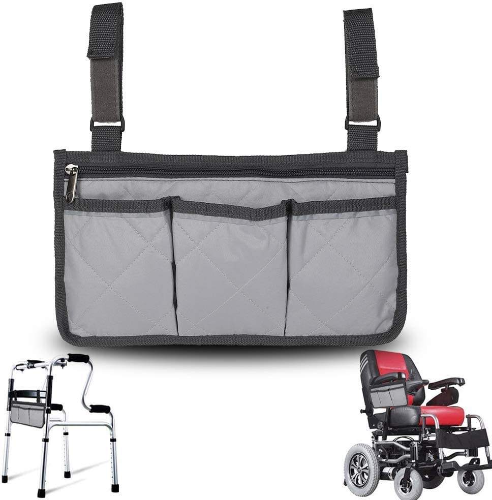 다기능 팔걸이 휠체어 파우치 가방 방수  플락 백 