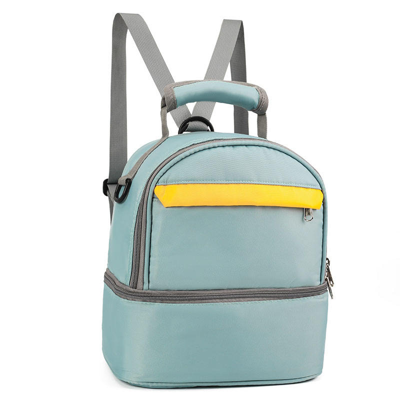  절연 아기 병 가방 배낭  6 병 모유 쿨러 가방