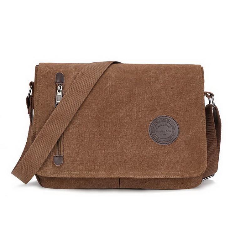 고품질 캔버스 메신저 crossbody 가방 면화 슬링 가방