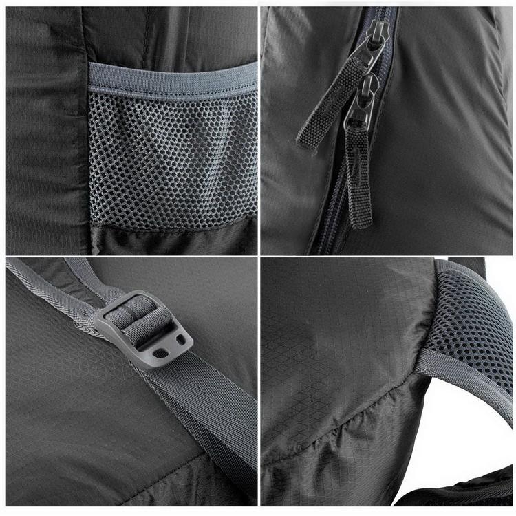 방수 접이식 학교 가방 초경량 패커블 백팩