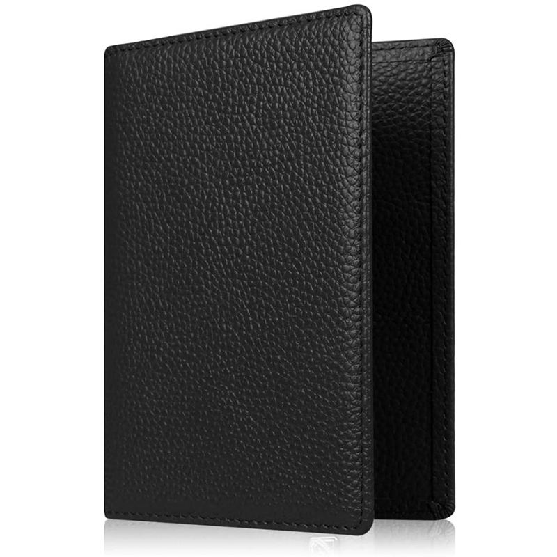 블랙 PVC 가죽  여행 RFID 여권 지갑  홀더 문서  여권 커버