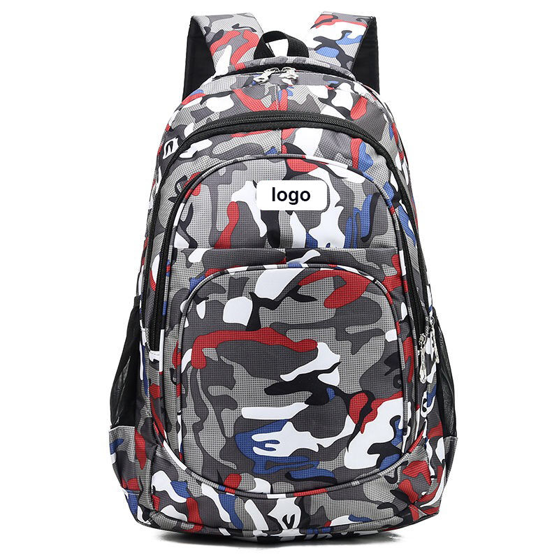  노트북 방수 camoflage 학생 배낭 가방 