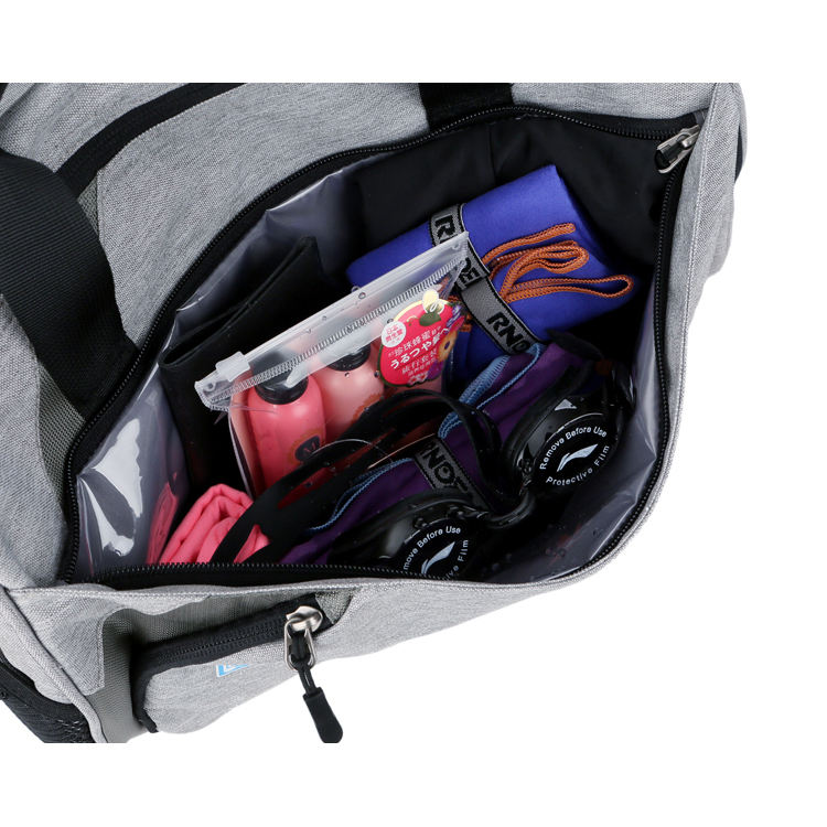 재생된 주문 로고 튼튼한 여행 남자 신발 격실을 가진 체육관 더플 백을 스포츠하십시오