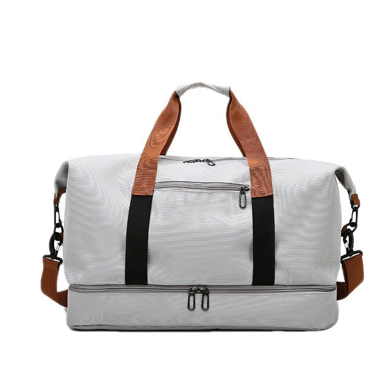 신발 컴파트먼트가 있는 체육관 가방 