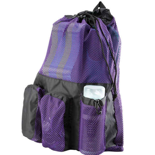 졸라매는 끈 여행 메쉬 가방 수영