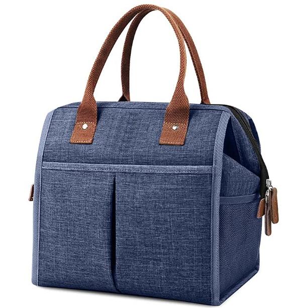 사이드 포켓 ​​대형 도시락 가방 누수 방지 절연 쿨러 백 