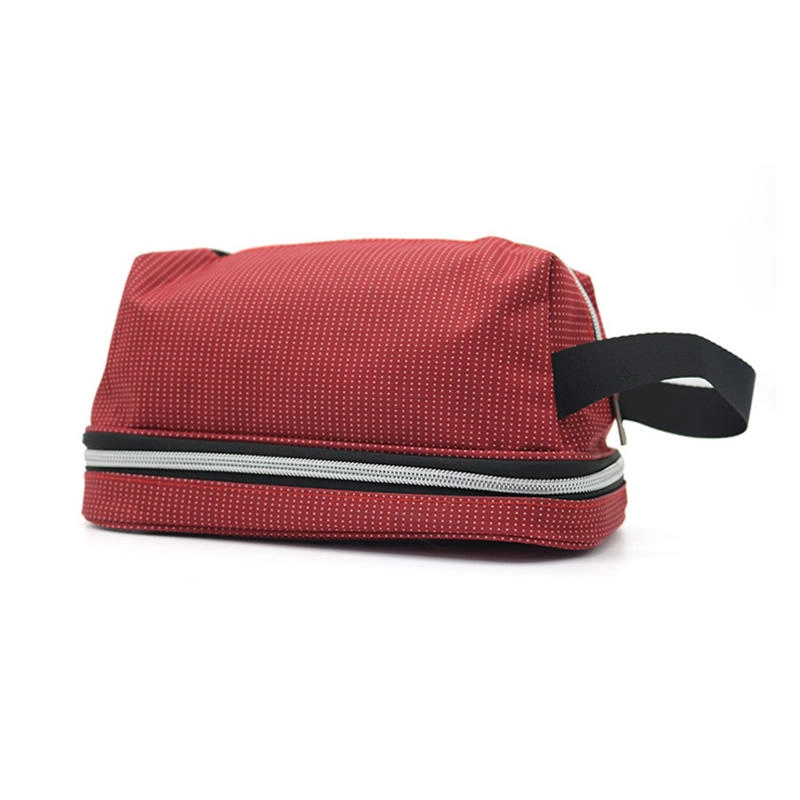 연약한  두 배 격실 메이크업 부대