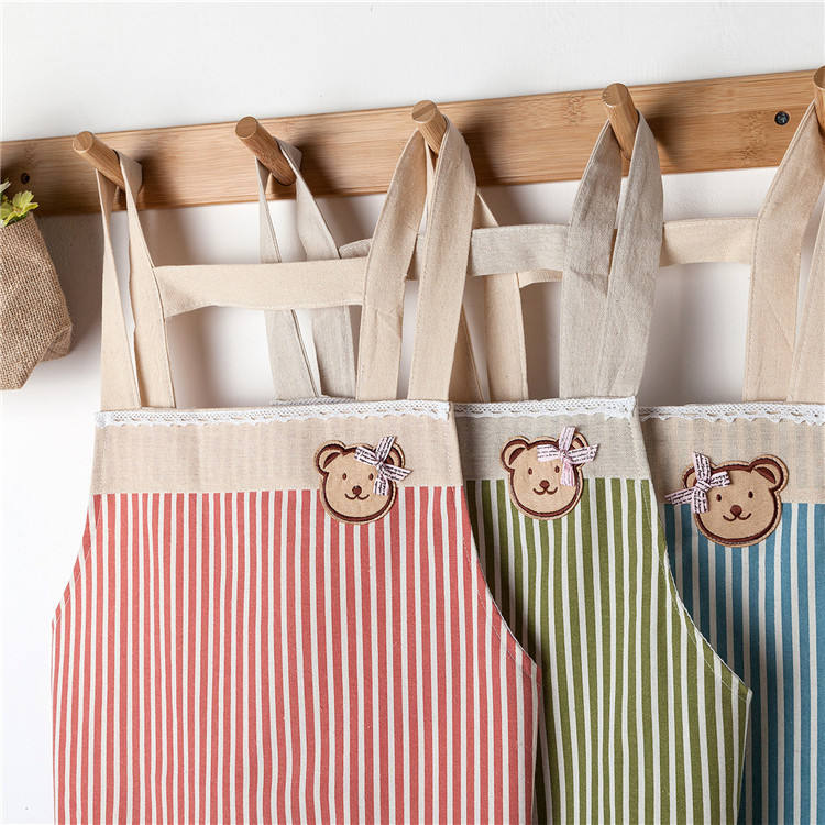 사용자 정의 방수 앞치마 면 인쇄 주방 앞치마 아이 여성 디자이너 요리 앞치마