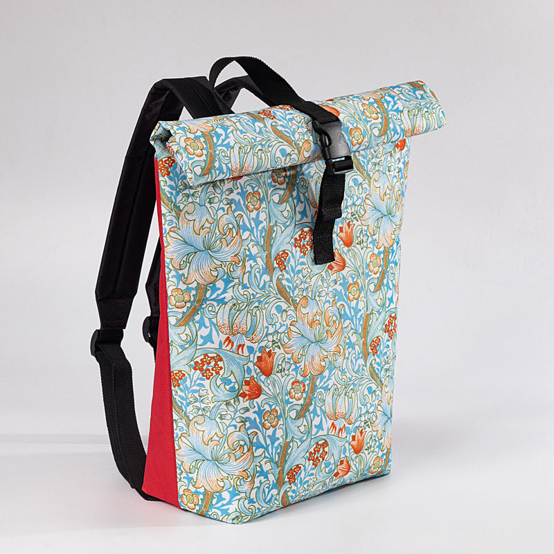 다채로운 롤탑 패션 롤업 여행 백팩 