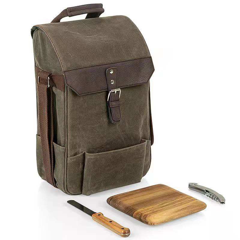 누출 방지 방수 슬링  피크닉 고품질 절연 와인 병 쿨러 백