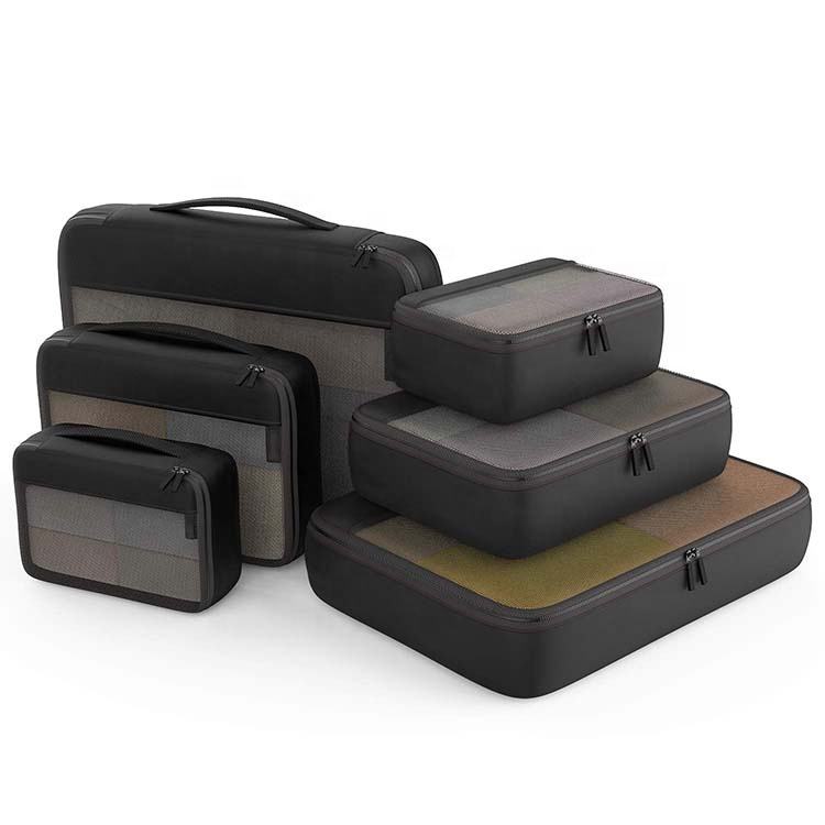 의류 스토리지 여행 세트 홈 압축 7pcs 세트 여행 수하물 