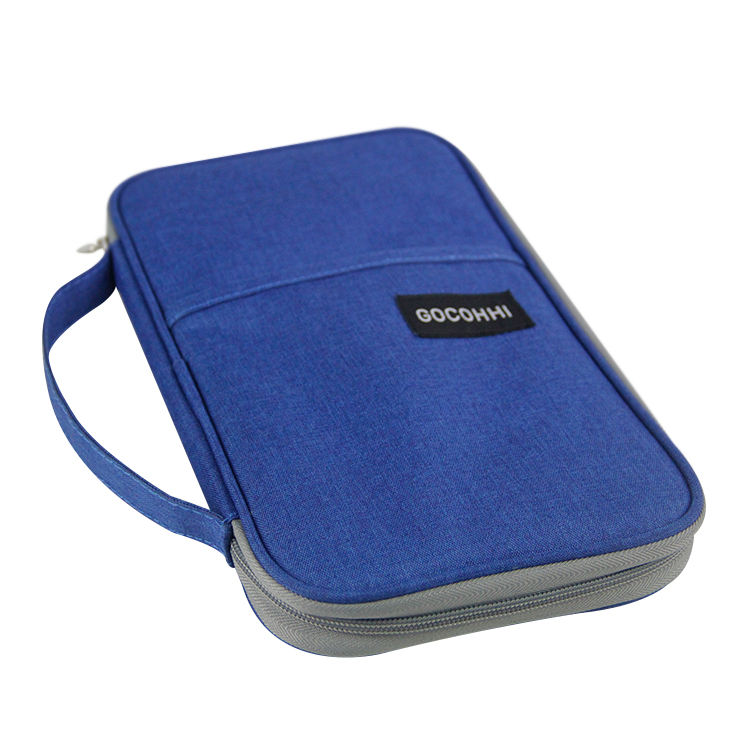 개인화 된 여권  여행 카드 티켓 문서 지갑 홀더 손잡이있는 지갑 