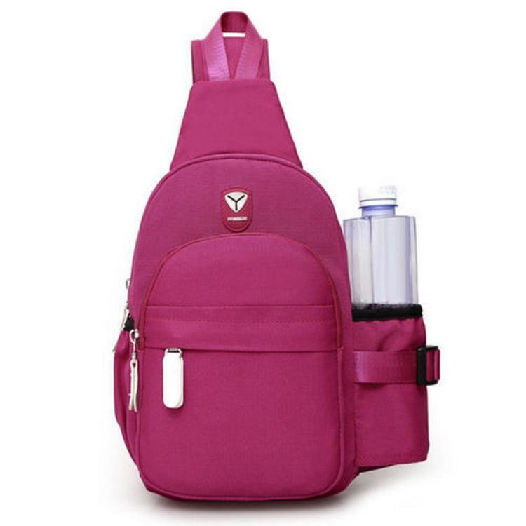 병 홀더와  방수 슬링  야외 크로스 바디 백