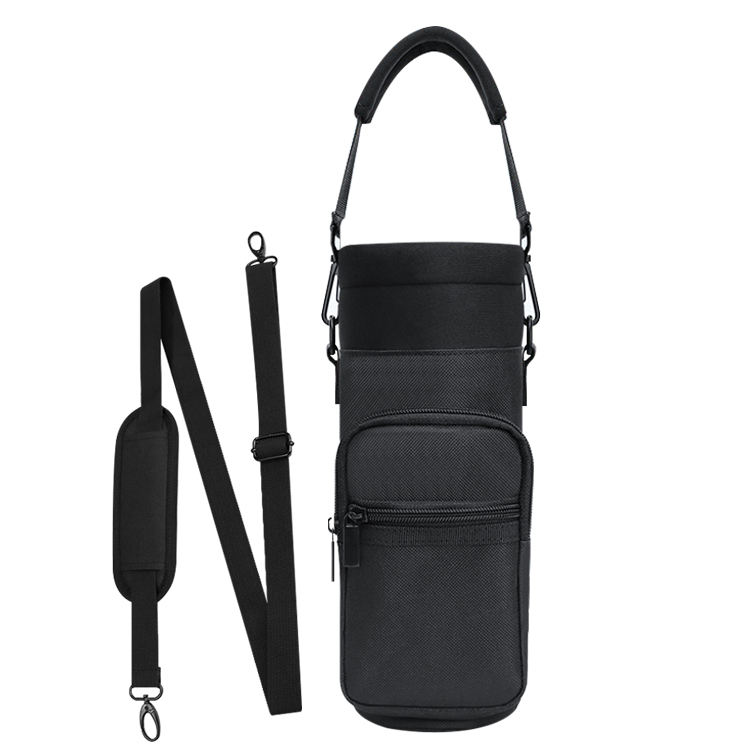 네오프렌 지퍼가 달린 물병 홀더 휴대용 스포츠 병 가방 