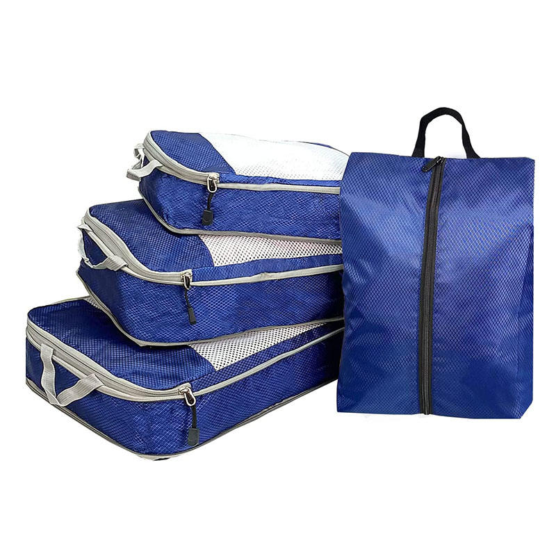 초경량  압축 방수 4pcs 의류 속옷  여행 포장 큐브