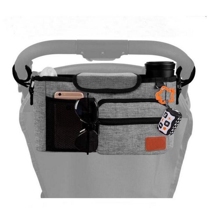 야외 아기 유모차  기저귀 가방 컵 홀더 