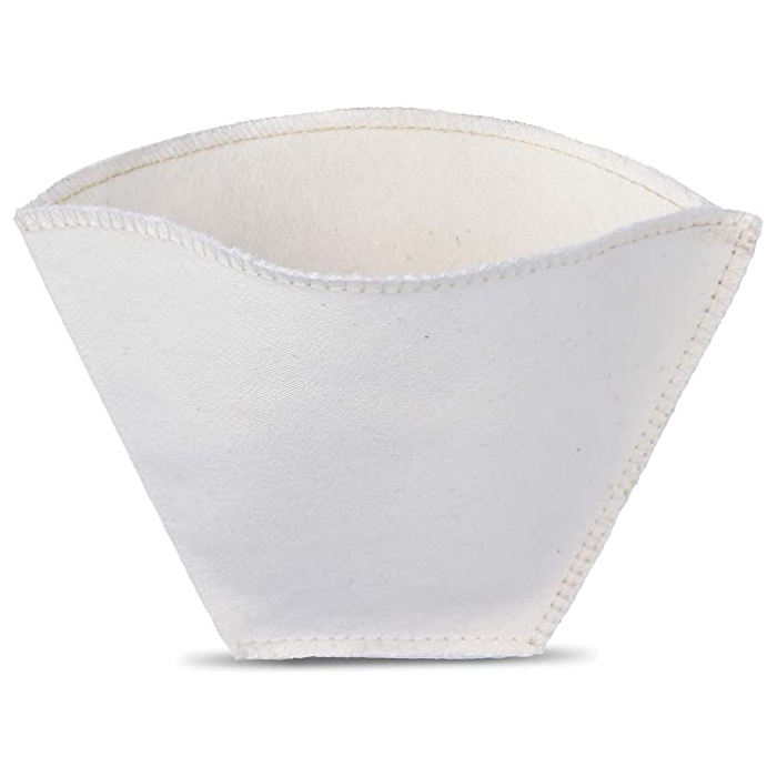 손으로 만든 친환경 면직물 재사용 가능한 커피 필터 