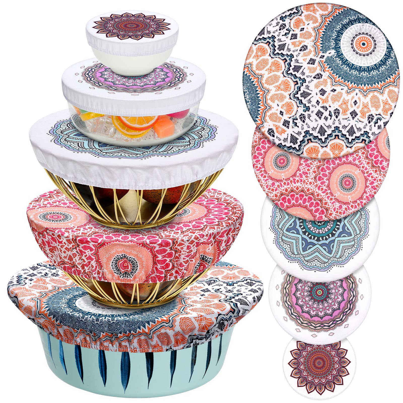 복고풍 작풍 탄력 있는 음식 저장 덮개 면화 빵 뚜껑