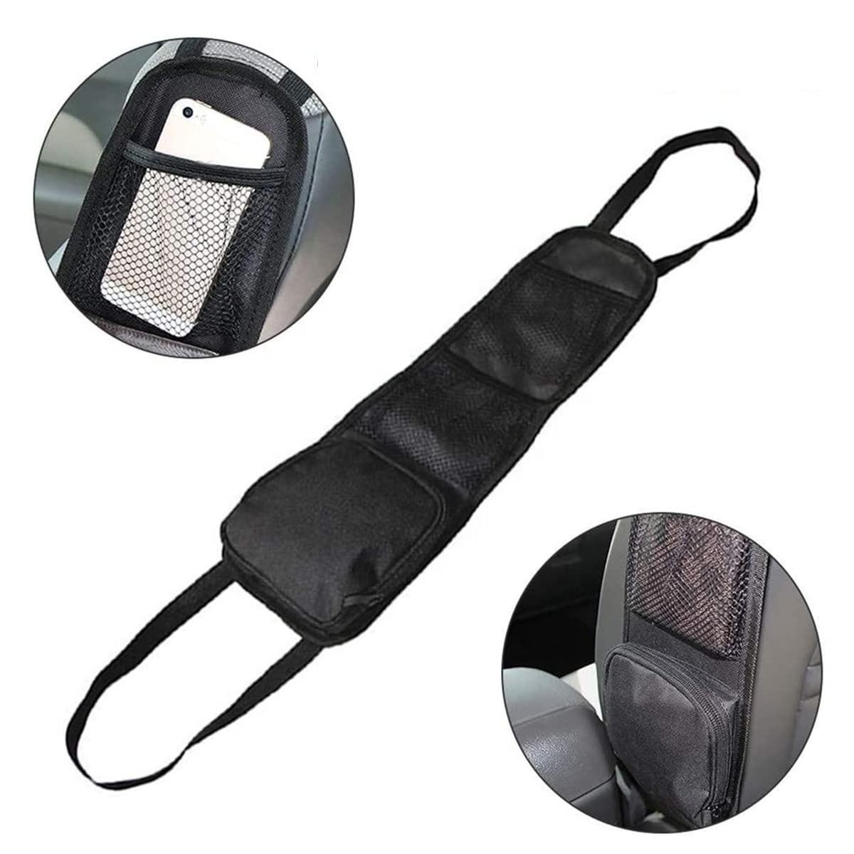 자동차 앞 좌석 멀티 포켓 음료 휴대 전화 자동차 좌석 사이드 주