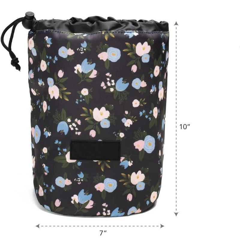 패션 뷰티 여행 라운드 Drawstring 화장품 키트  메이크업 가방