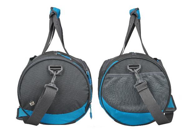 신발 수납공간이 있는 야외 배럴 모양 축구 더플 체육관 가방