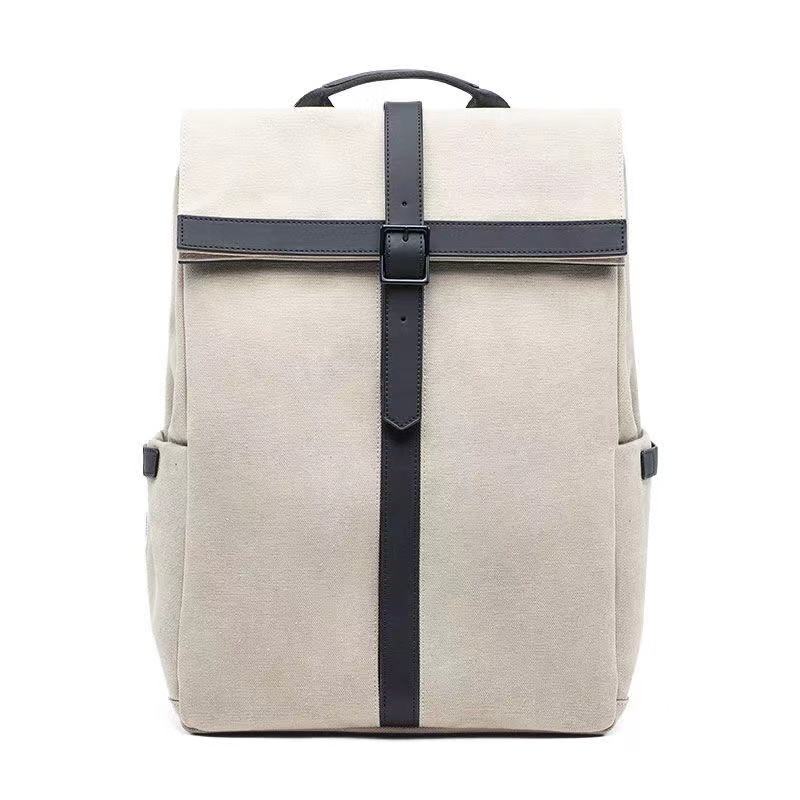  패션 캔버스 노트북 배낭 도난 방지 rolltop  대학 배낭 가방
