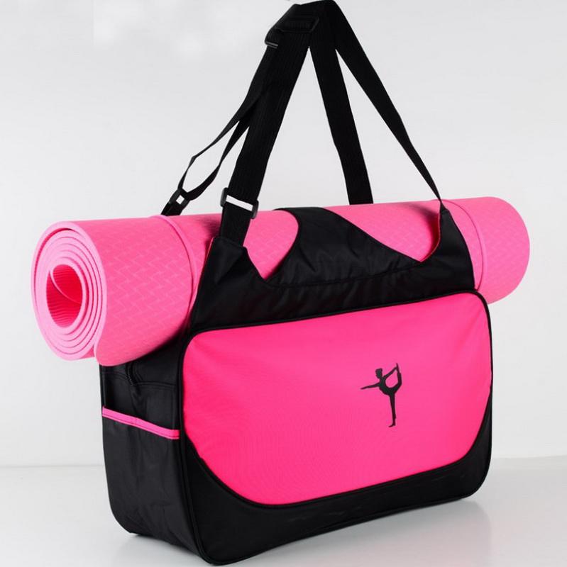 휴대용 방수 스포츠 체육관  토트  여성  댄스 여행 요가  백 