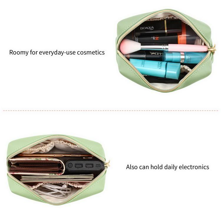 지갑 PU 가죽 여행 화장품 파우치 세면 용품 가방에 대한 작은 휴대용 방수 일일 스토리지 메이크업 가방