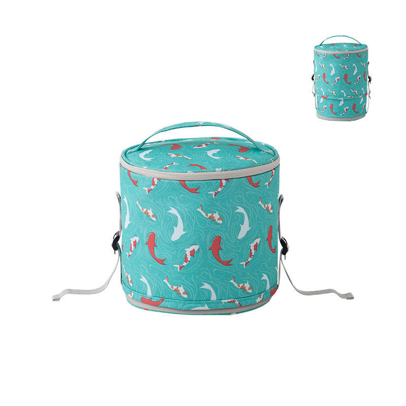 고품질 절연 식사 준비  라운드 쿨러  점심 가방 