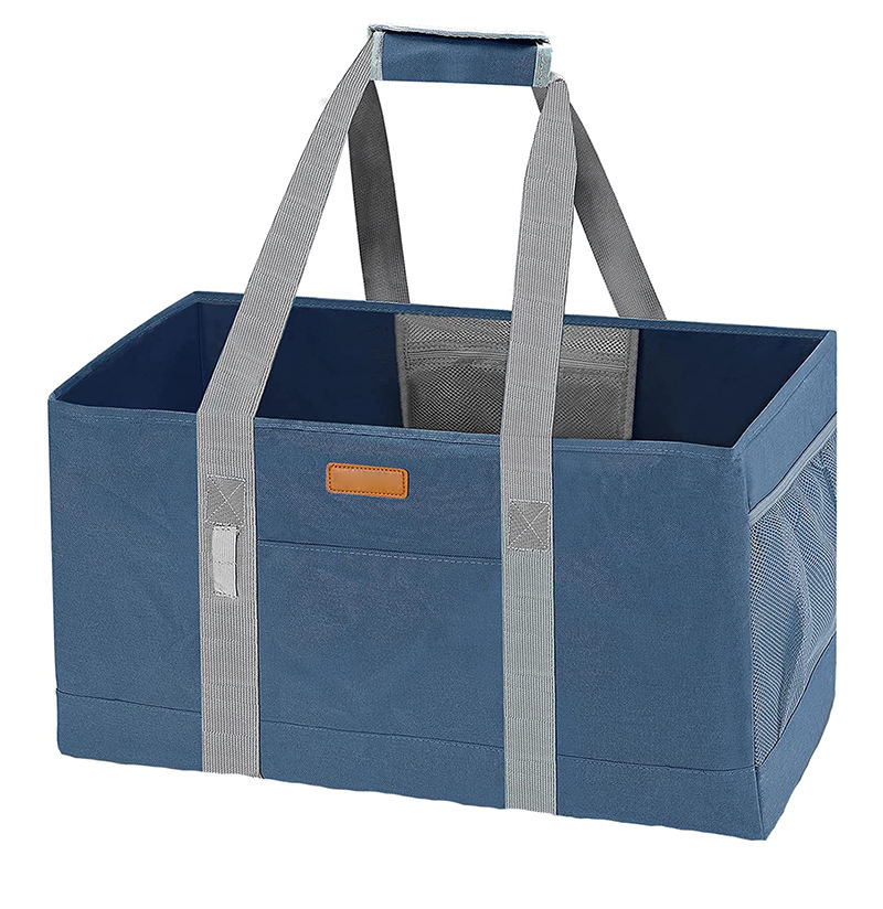 재사용 가능한 식료품 접이식 빨 수있는  대형 쇼핑 토트 백 