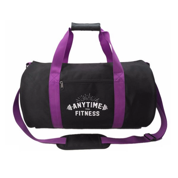 강한 실린더 원형 1680D 나일론 체육관 부대