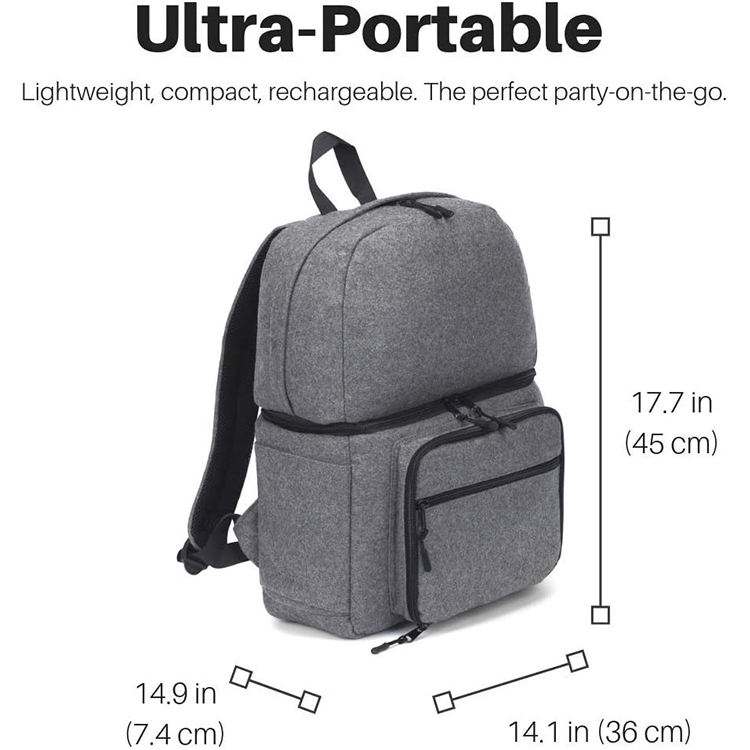 2020 새로운 패션 열 내장 스피커 쿨러 가방, 절연 라디오 쿨러 배낭