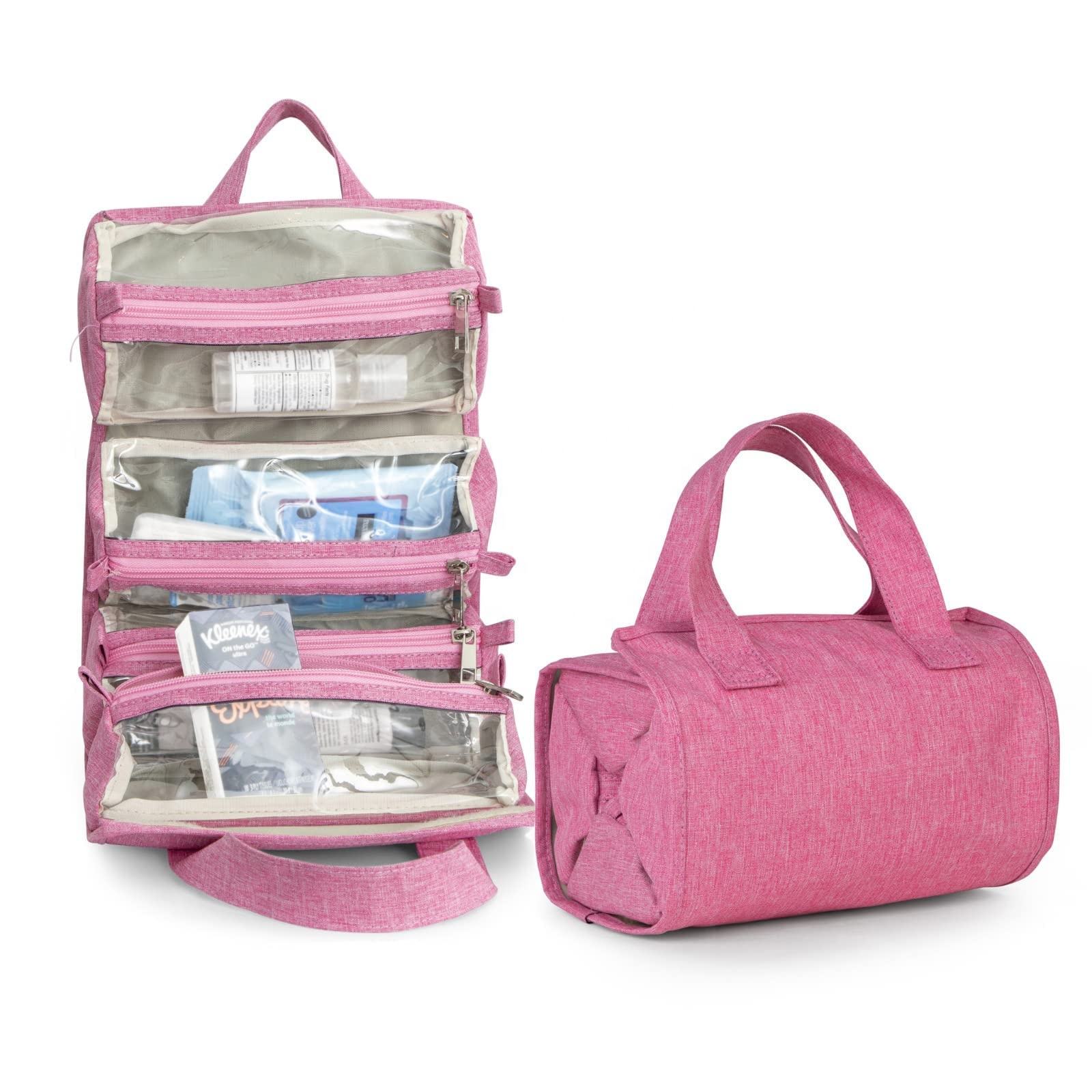 방수 고품질 여성 롤 메이크업 화장품 여행 세면 용품 가방 