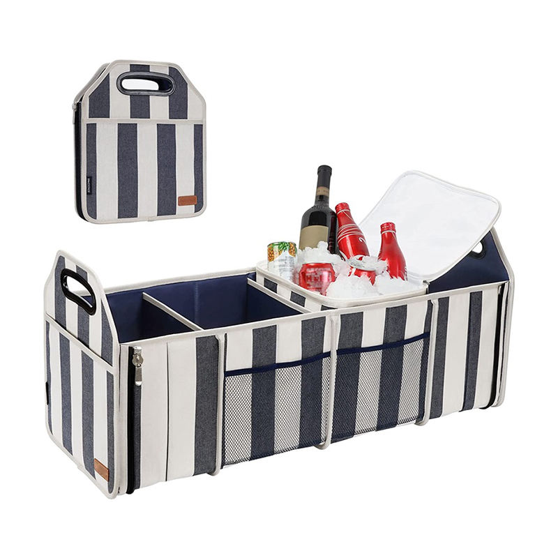유연한 독특한  접이식 트렁크 누출 방지 쿨러가있는 식료품 